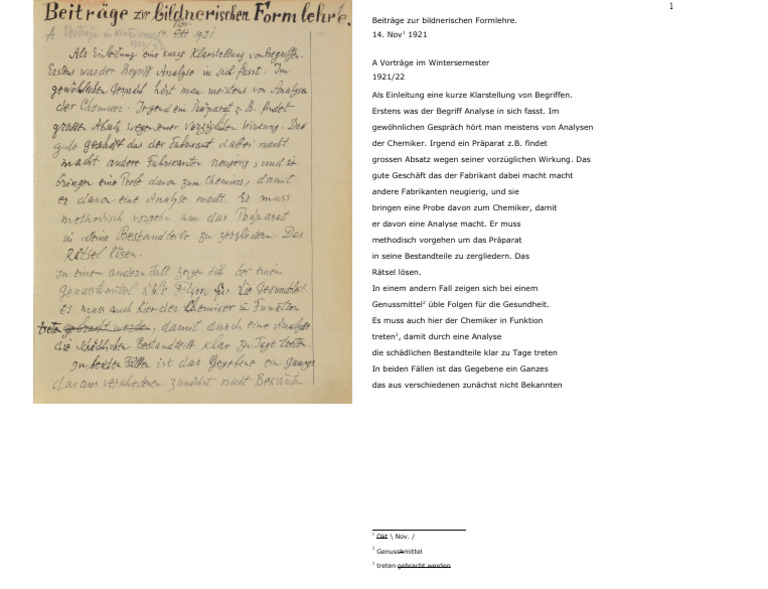 PAUL KLEE - Bildnerische Formlehre - PG 1 | PDF