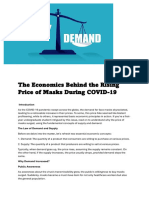 The Economics Behind The Rising Price of Masks During COVID - Watermark
