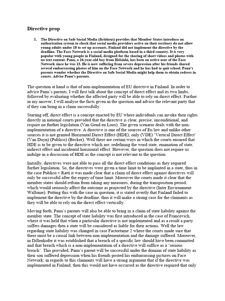 EU Answers | PDF