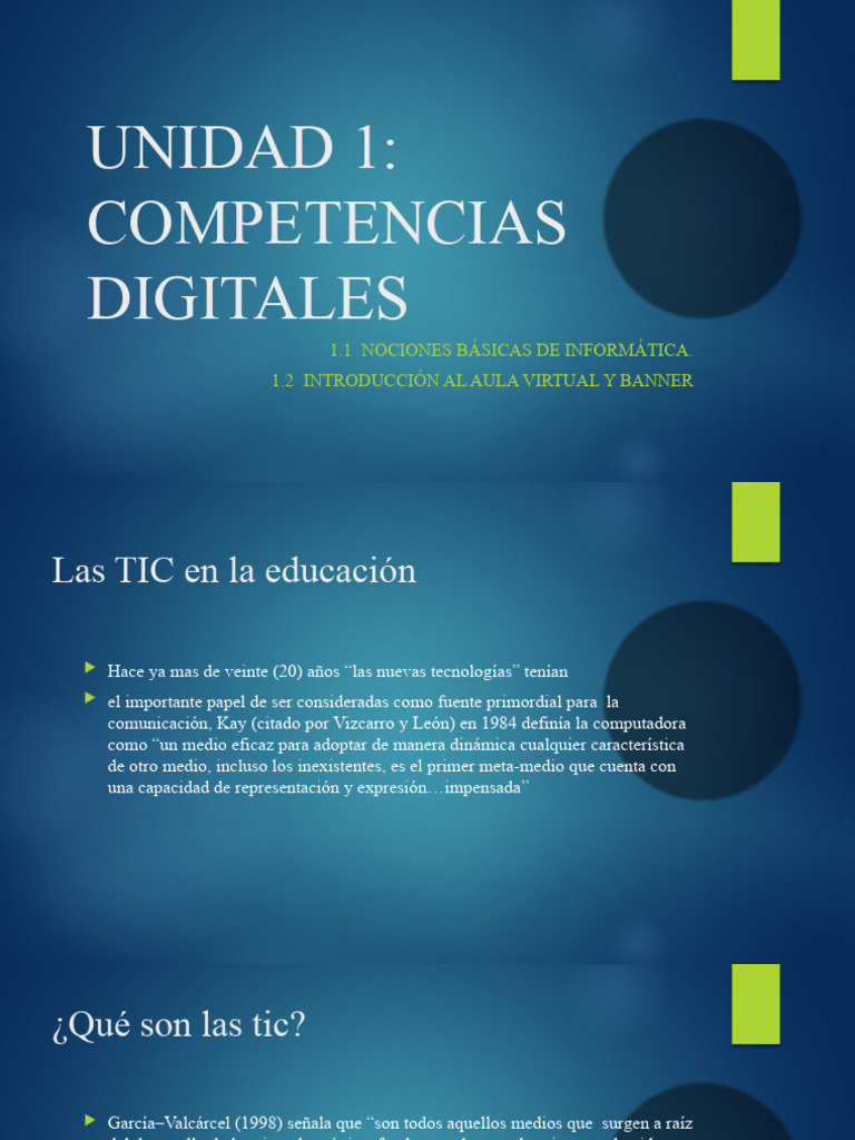 Introducción a las TIC en Educación | PDF | Tecnología de información y ...