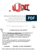 2. Démarche audit qualité ONCODOC