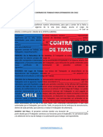 Contrato de Trabajo para Extranjeros en Chile WORD