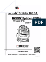 User Manual Robin Spiider RGBA