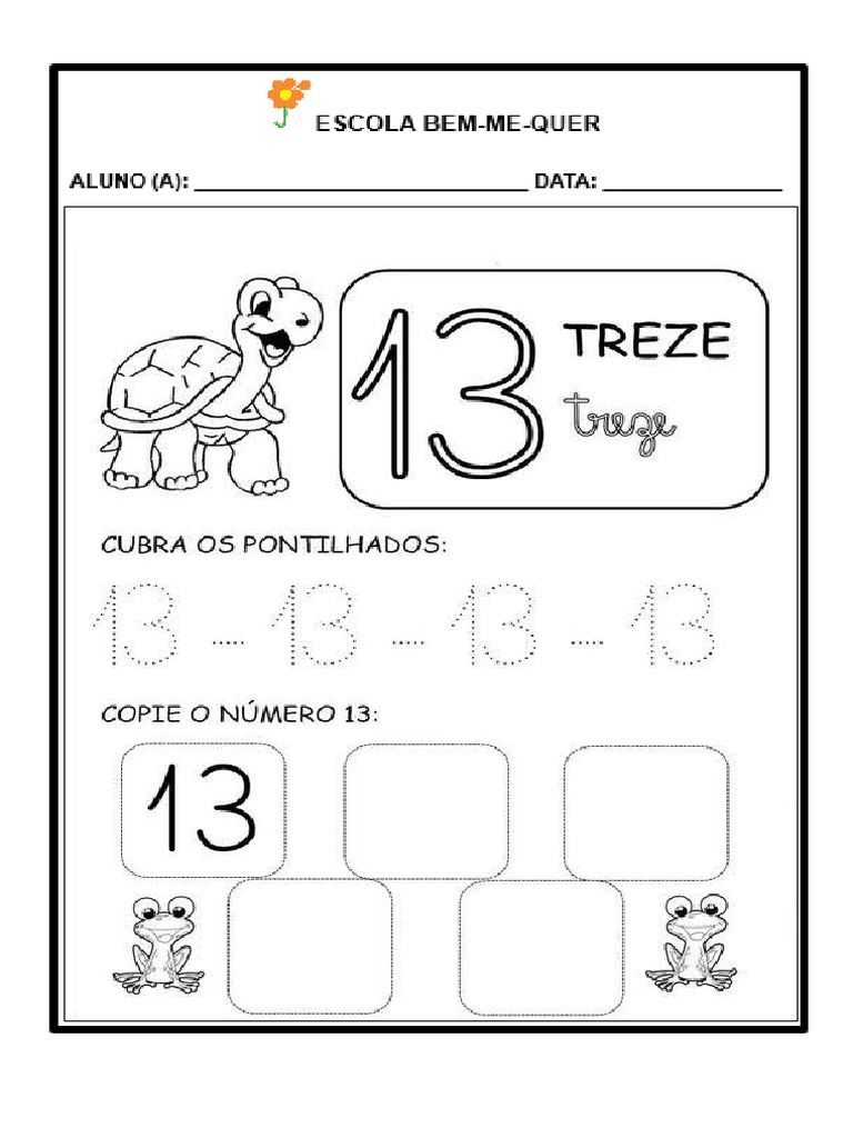 Atividades De Números Pdf