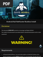 Android Kali NetHunter Install - V3