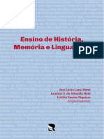 O Ensino de História - Memória e Linguagens