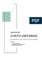 Costos Unitarios