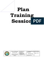 Plan Training Session TEMPLATE