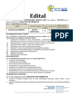 Edital Vaga Analista de Projetos ACMA2