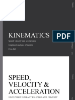 2. Speed, Velocity and Acceleration