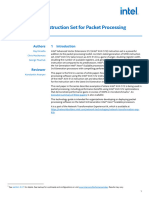 IntelAVX-512 InstructionSetForPacketProcessing TechGuide 633930v2