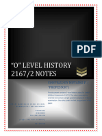 'o' Level History Notes-1 - Copy