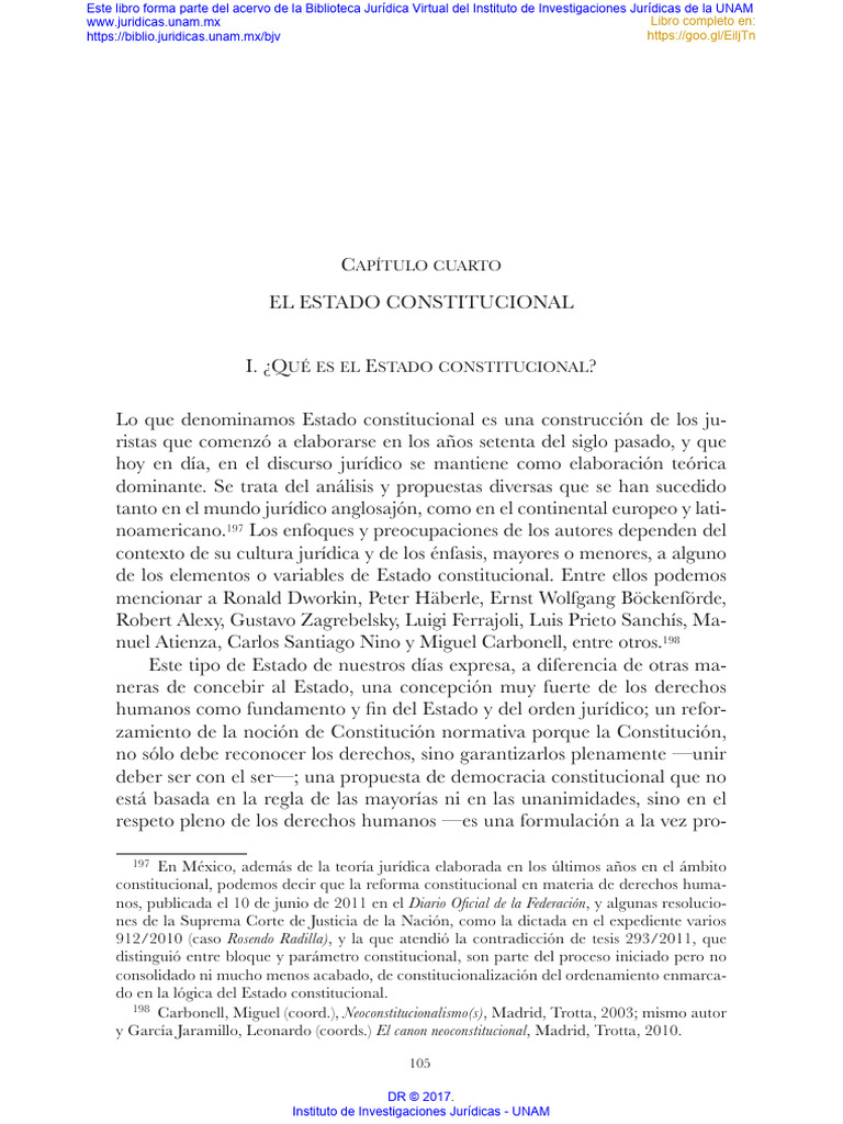 El Estado Constitucional Hoy | PDF