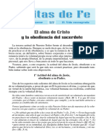 Hojitas de Fe 517 A4 - El Alma de Cristo y La Obediencia Del Sacerdote