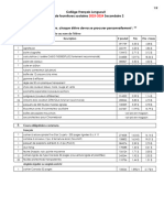 Liste Fournitures Scolaires 2023-2024 - Deuxième Secondaire