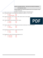 Exercicio 3.3 - Registros Contabeis