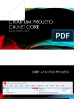 Etapas para Criar Projetos em C Net Core