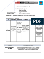 Sesion de Aprendizaje #2 - Ciencia y Tecnología - 20 de Setiembre