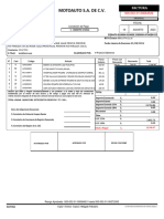 Motoauto S.A. de C.V.: Factura