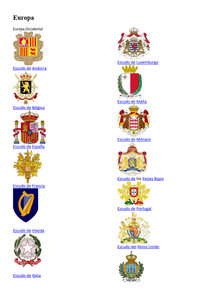 Europa Escudos PDF