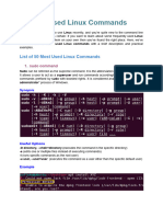50 Most Used Linux Commands PDF