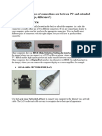 How Many Types of Connections Are Between PC and Extended Devices? (Image, Difference?)