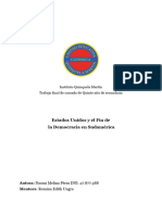 Estados Unidos y El Fin de - La Democracia en Sudamérica