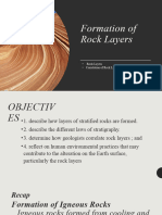 Formation of Rock Layers