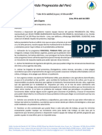 Ks - Carta Presidenta Oficio 037