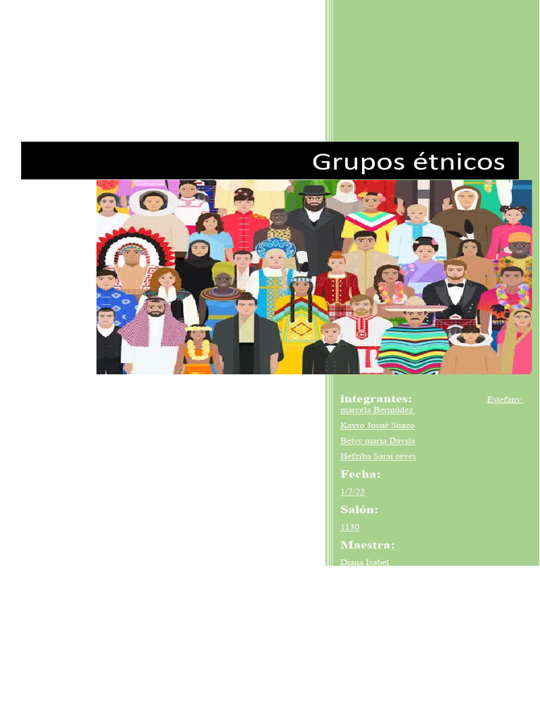 Grupos Étnicos en Nicaragua y Latinoamérica | PDF
