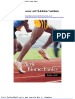 Basic Biomechanics Hall 7th Edition Test Bank