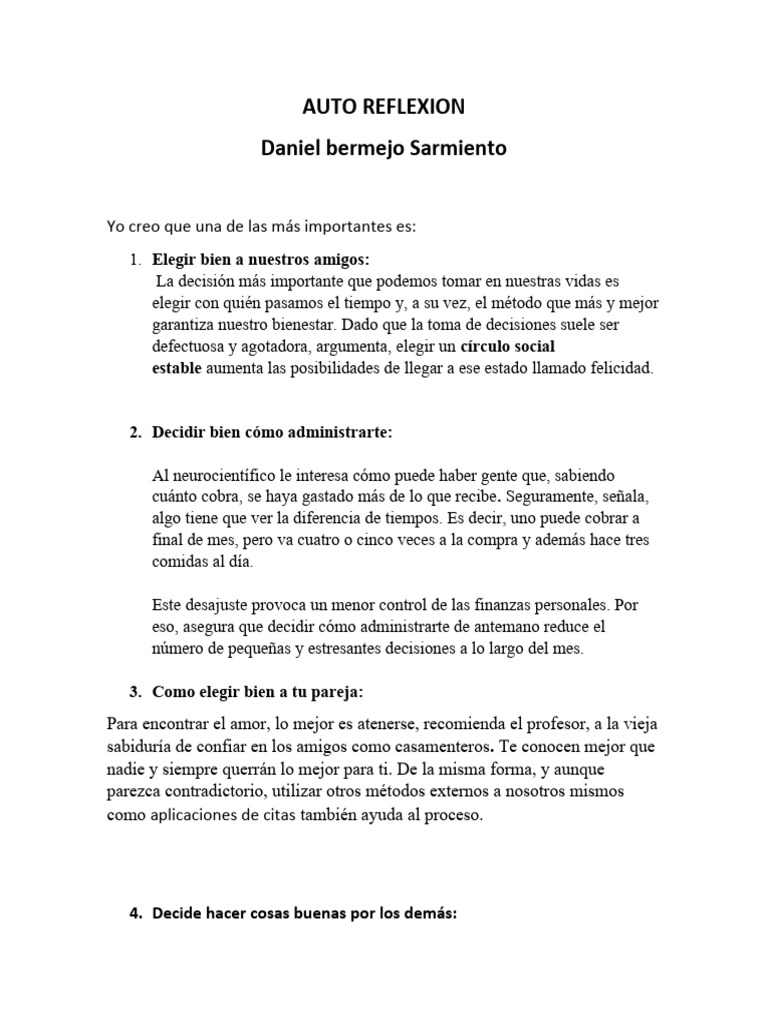 Claves para una vida plena y feliz | PDF | Felicidad