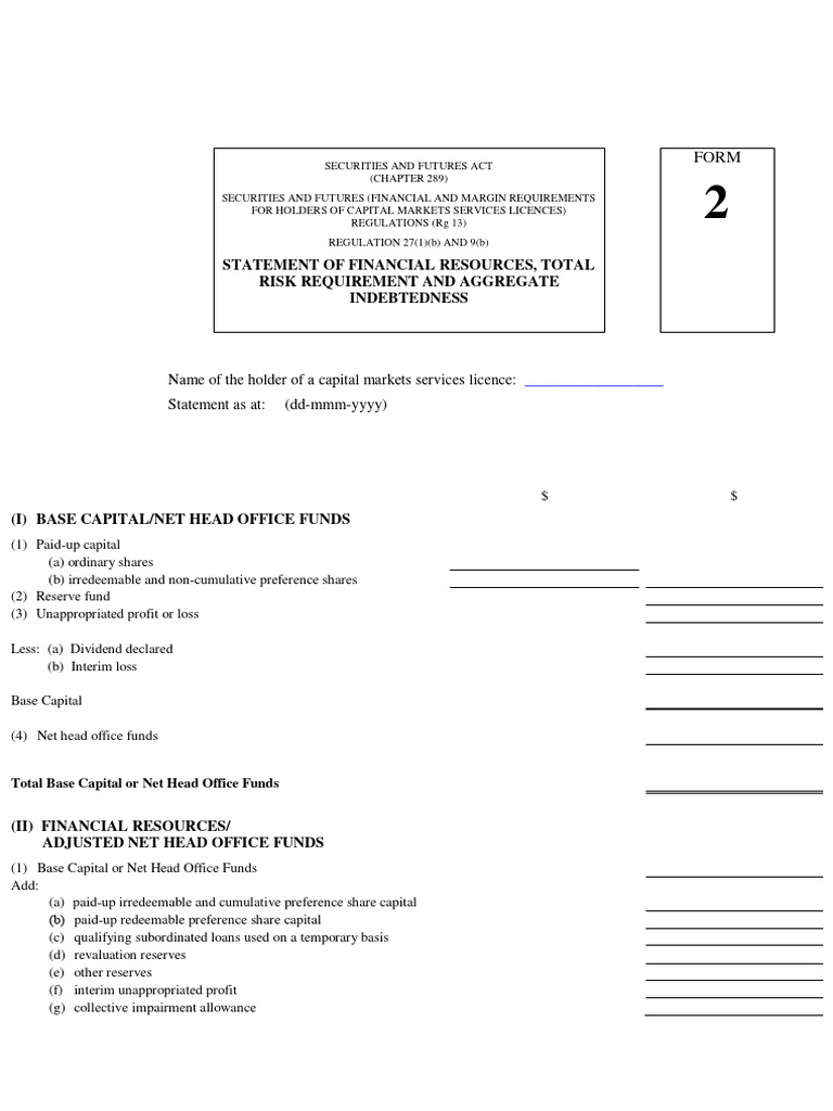 Capital Markets Services Financial Statement | PDF | Finance & Money ...