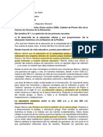 Ficha de Cátedra N°6 El Desarrollo de La Educación Clásica y Sus Proyecciones