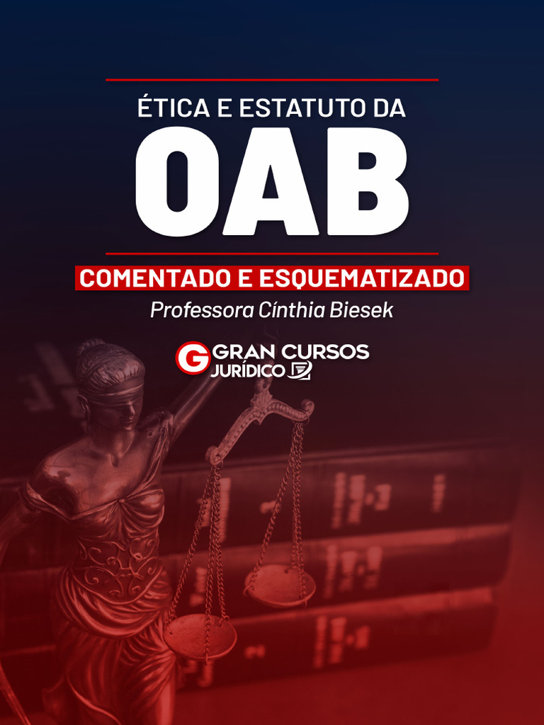 Etica e Estatuto Da OAB - Comentado e Esquematizado | PDF | Advogado ...