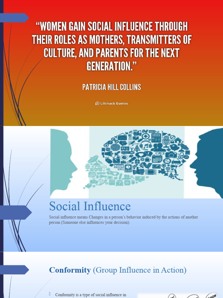 Understanding Social Influence Dynamics | PDF | Conformity | Obedience ...