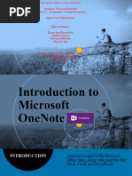 OneNote Basics and Quick Notes Guide | PDF | Microsoft | Microsoft Windows