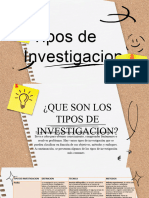 Tipos de Investigacion Exp