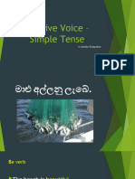 Passive Voice - Simple Tense