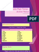 Simple Past Tense