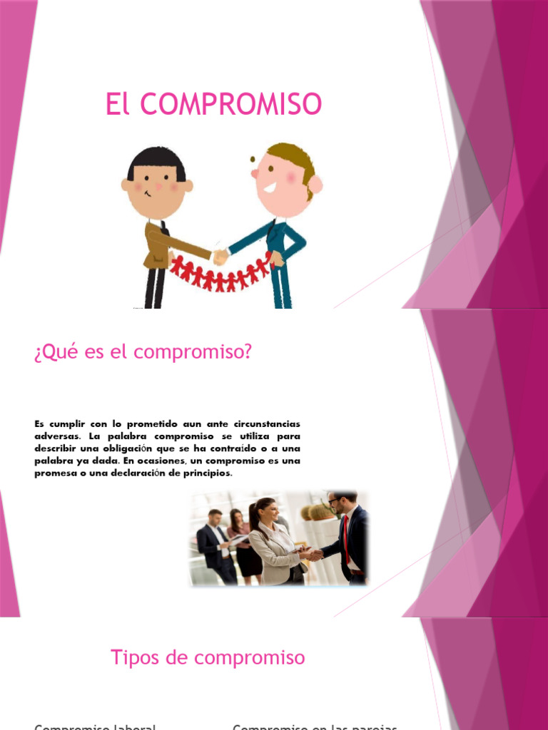 Definición y tipos de compromiso | PDF
