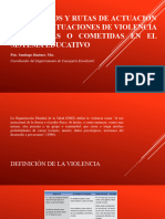 Protocolos y Rutas de Actuación Frente A SITUACIONES