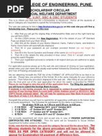 Scholarship Circular 11-12