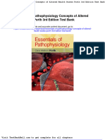 Essentials of Pathophysiology Concepts of Altered Health States Porth 3rd Edition Test Bank