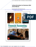 Financial Accounting Information For Decisions Wild 7th Edition Solutions Manual Full Download