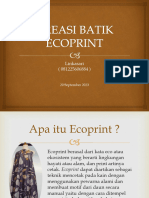 Materi Pelatihan Ecoprint