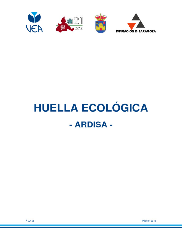 Concepto y Cálculo de la Huella Ecológica | PDF | Agricultura | Ecología