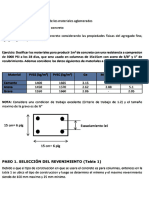 ejercicio de concreto