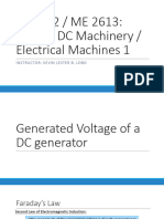 Part 3 - Generated Voltage and Armature Winding of DC Generator