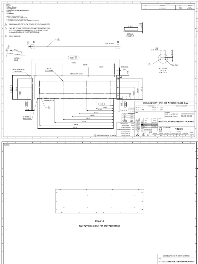 Commscope, Inc. of North Carolina 3Ft Auto Align Shield Segment